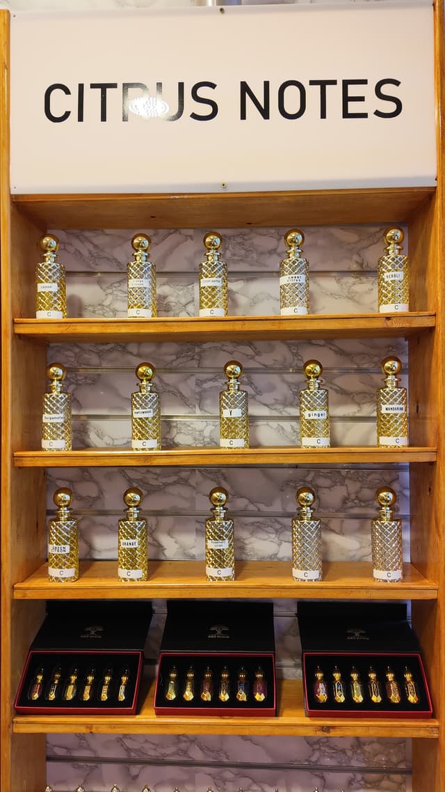 Bright citrus and aromatic fragrance flacon at The Perfume House