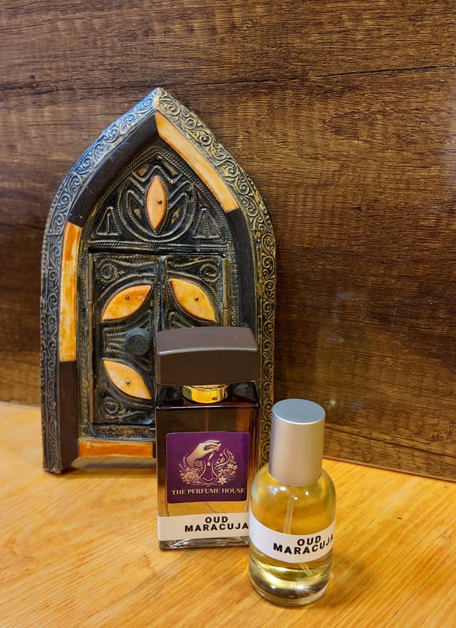 Artisanal perfume flacons created on site at The Perfume House Marrakech