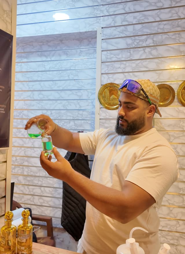 Perfume blending and fragrance creation at The Perfume House